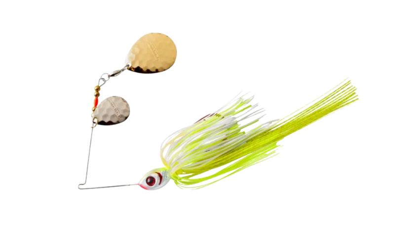 Booyah Tux and Tails Spinnerbait 3/8oz Chartreuse White-Gold