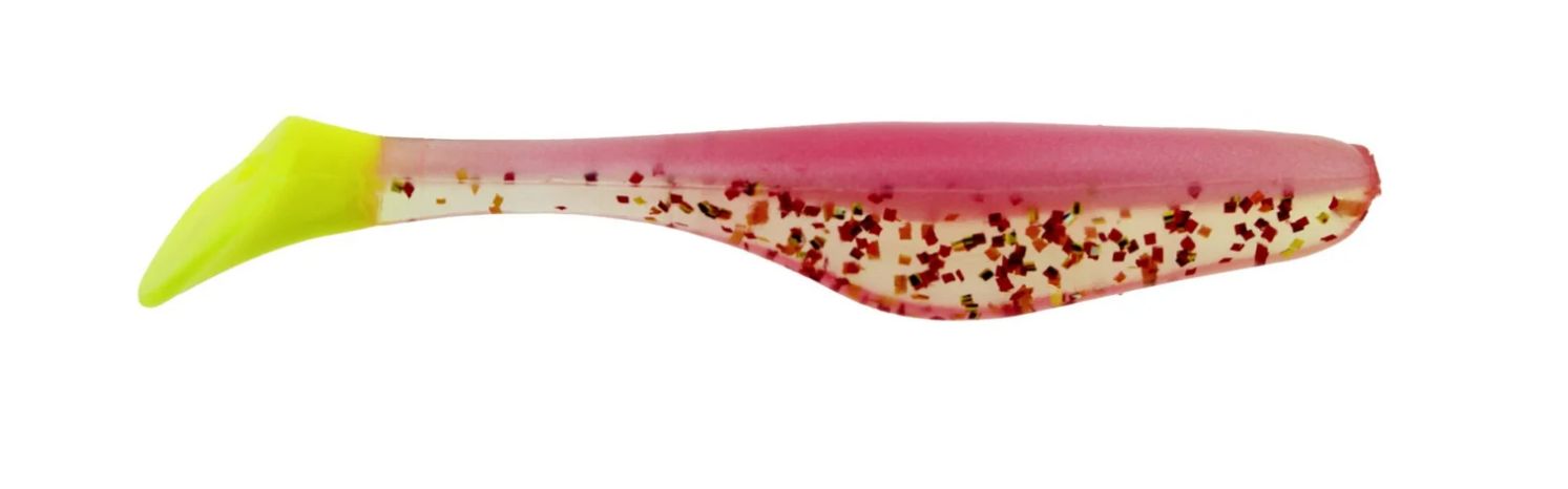 Walleye Assassin Turbo Shad  4" Butt Naked
