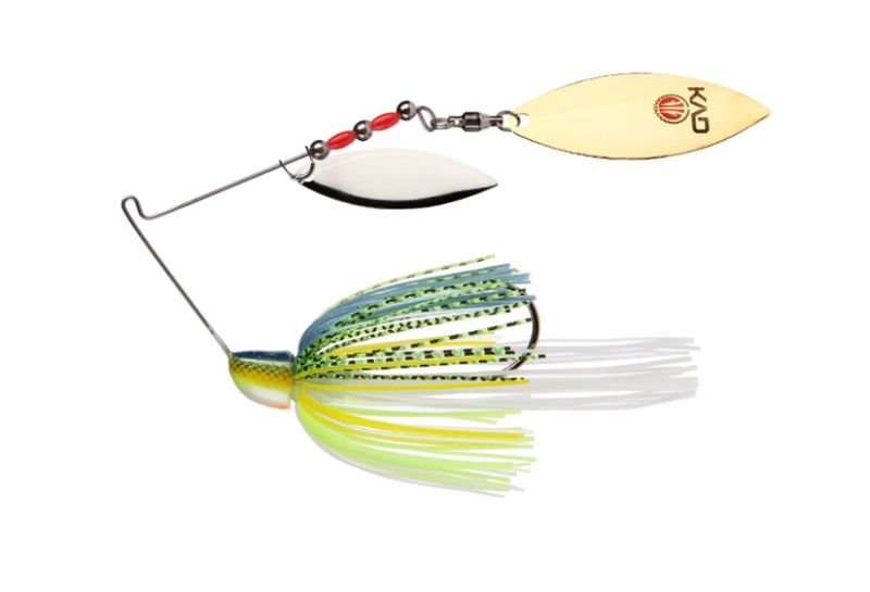 Strike King KVD Double Willow Spinnerbait 1/2oz Chartreuse Sexy