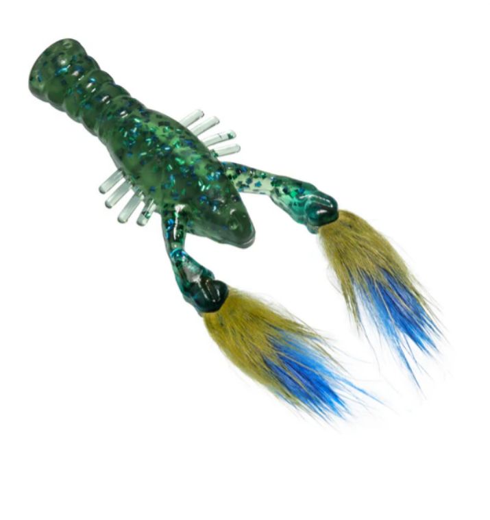 Rabid Baits Rabid Craw 3” Mossey Blue
