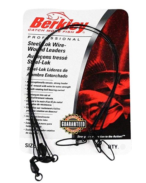 Berkley Steel Leader 3pk Black 20# 12”