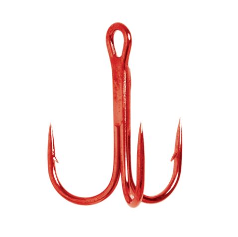 Eagle Claw Lazer Sharp Treble 5pk Red #10