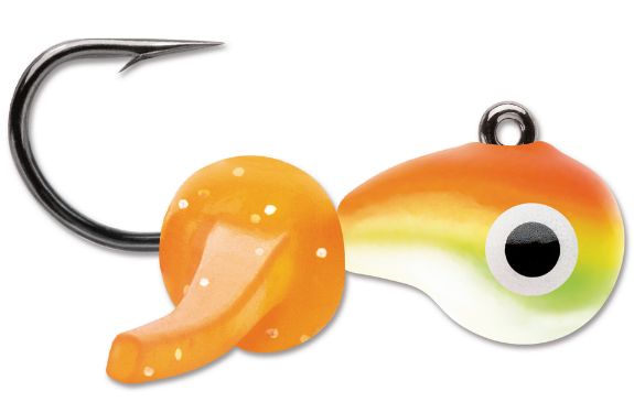 VMC Mustche Jig 1/16 Orange Chartreuse Glow