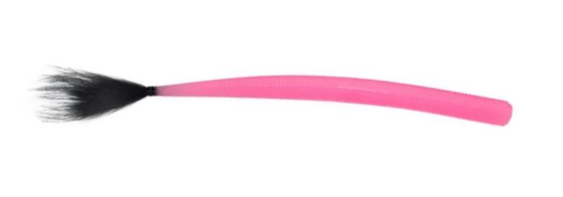 Rabid Baits Shaker Worm 6” Bubblegum Black