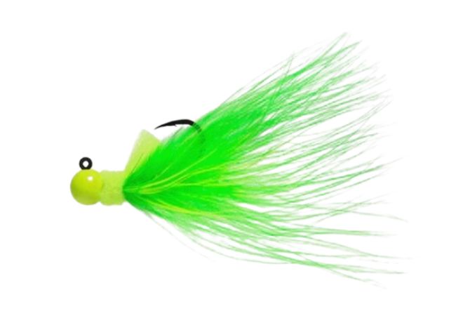 Hawken Aerojig Marabou 1/32 Chartreuse/Kelly Green