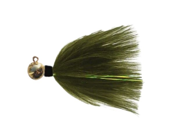 Hawken SY's Marabou Jig 1/32 Gold/Olive