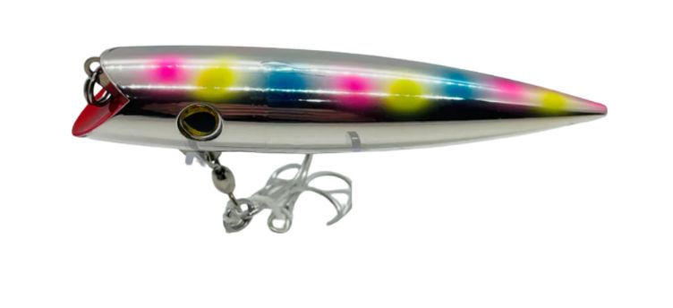 Gator Tackle Full Boat Plug Chrome Wonderbread