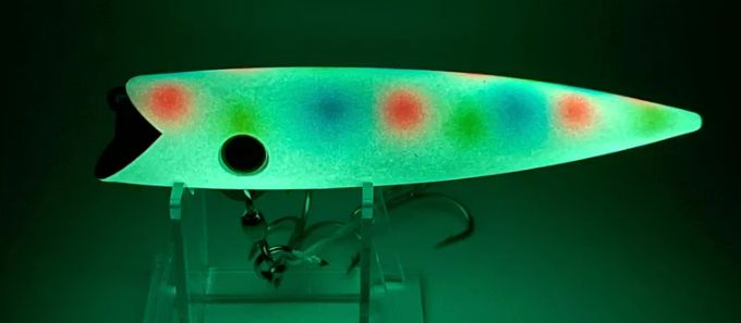 Gator Tackle Full Boat Plug Glow Wonderbread