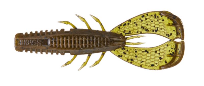 Rapala Crush City Cleanup Craw 3.5” Green Pumpkin
