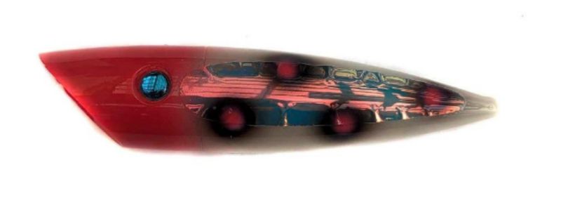 Salmon Candy Plug 4" UV Bloody Nose