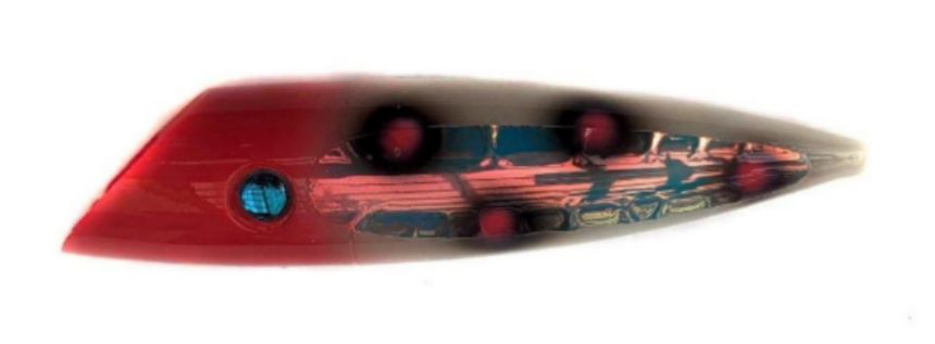 Salmon Candy Plug 5" UV Bloody Nose