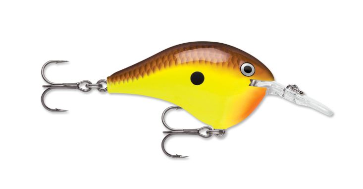 Rapala DT 6 Chartreuse Brown