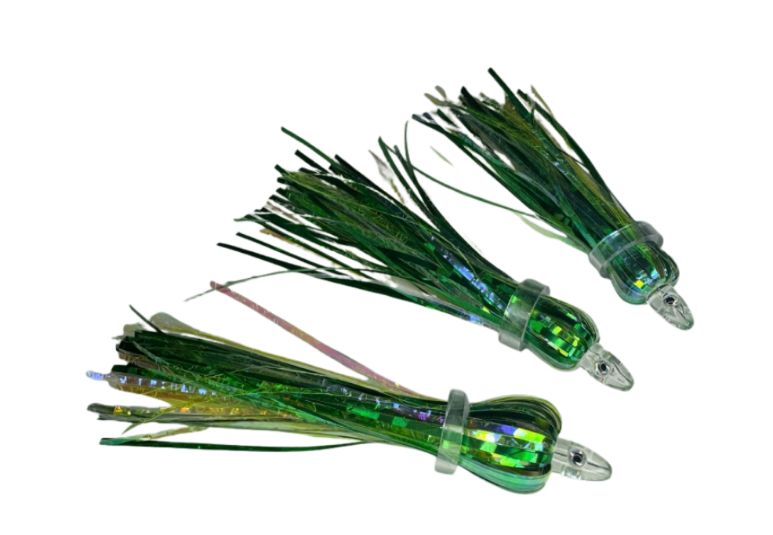 Screamin' Drags 4" Flies 3pk Green Machine