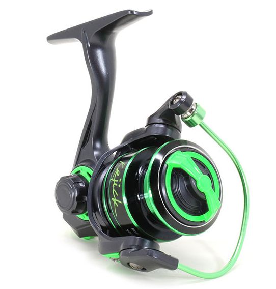 Clam Kejick Green Ice Spin Reel