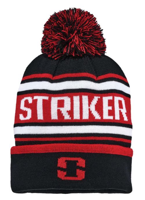 Striker Retro Pom Hat Black
