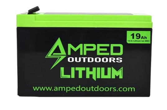 Amped Outdoors Lithium Battery 14.8V 19Amp