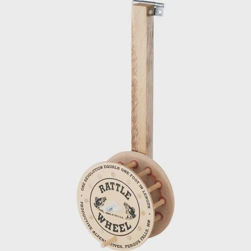 Productive Rattle Reel Wood Arm &amp; Hinge Mount