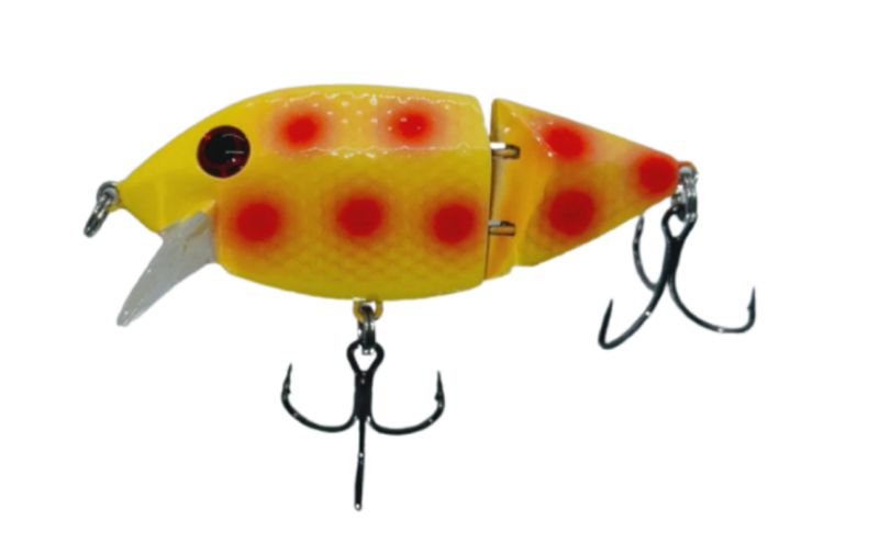 Gator Tackle Jointed Slim Fin Fire Dots