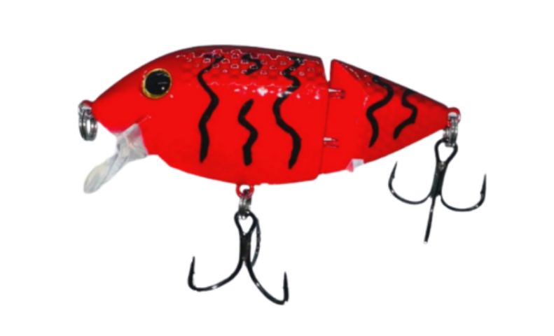 Gator Tackle Jointed Slim Fin Red Tiger