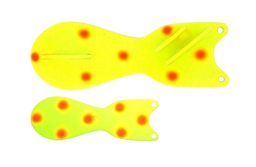 DW Spin Doctor 6" Yellow Coho Dots