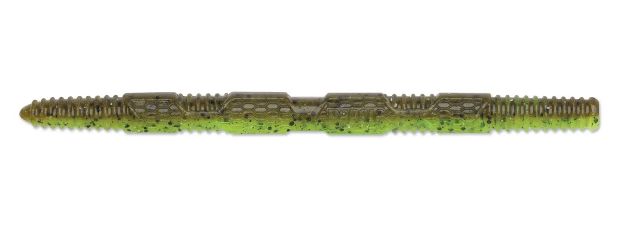 Rapala Crush City Pig Stick 5” Green Pumpkin Chartreuse Pepper