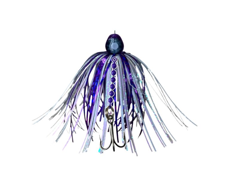 Beaver's Lures Big Eyed Trolling Fly Purple Pirate