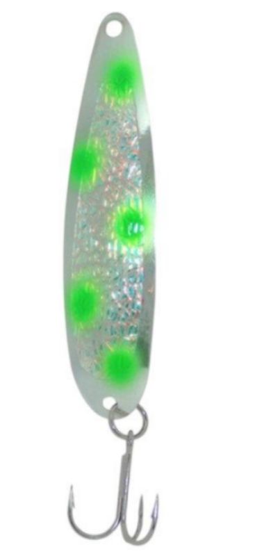 Stinger Spoon Silver Green Slush UV