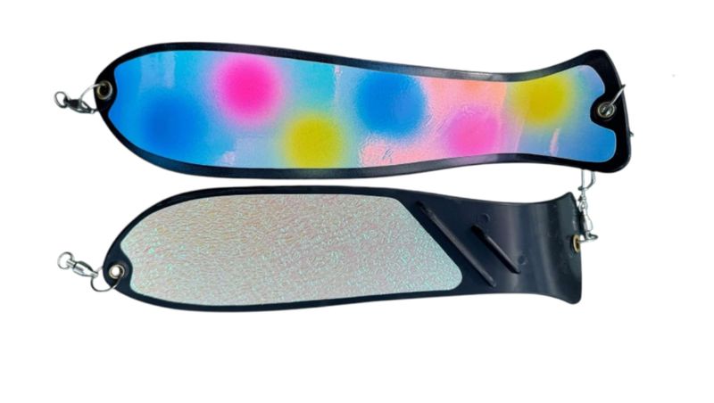 Screamin' Drags 10" Dual Fin Fish Blade Burnt Toast