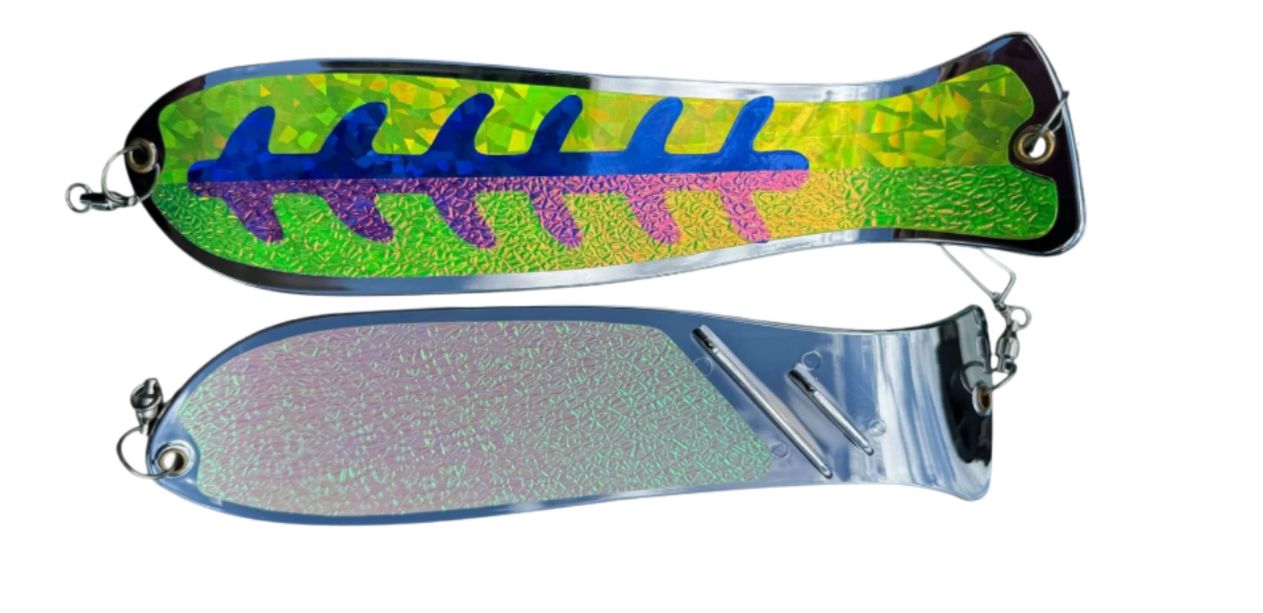 Screamin' Drags 10" Dual Fin Fish Blade High Voltage