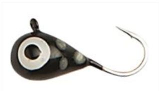 Custom Jigs &amp; Spins Chekai #14 Black Glow Spots