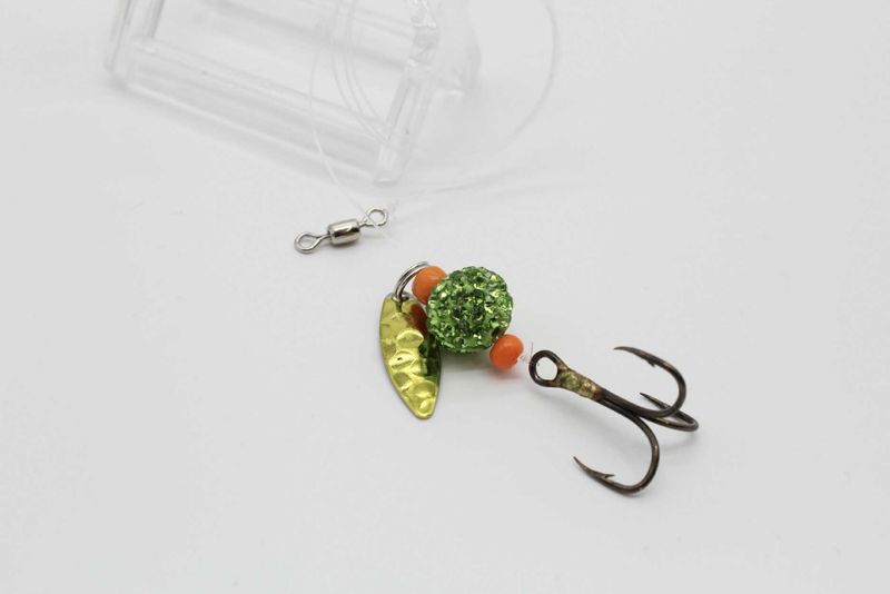 Plum Creek Fluorocarbon Rig 30# #4 Blade Veggie Soup
