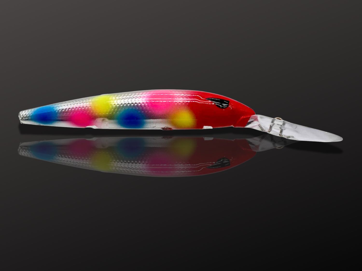 Deep Husky Jerk 10 Chrome Red Headed Wonderbread