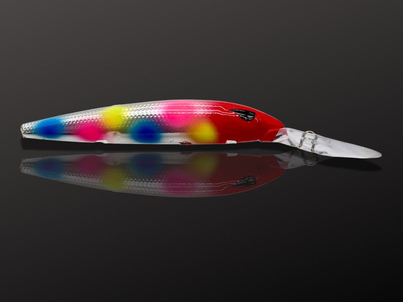 Deep Husky Jerk 10 Chrome Red Headed Wonderbread