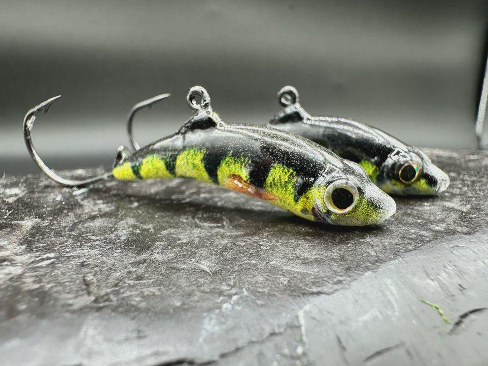 Meegs Original Jig Elite 3/8 oz Real Perch