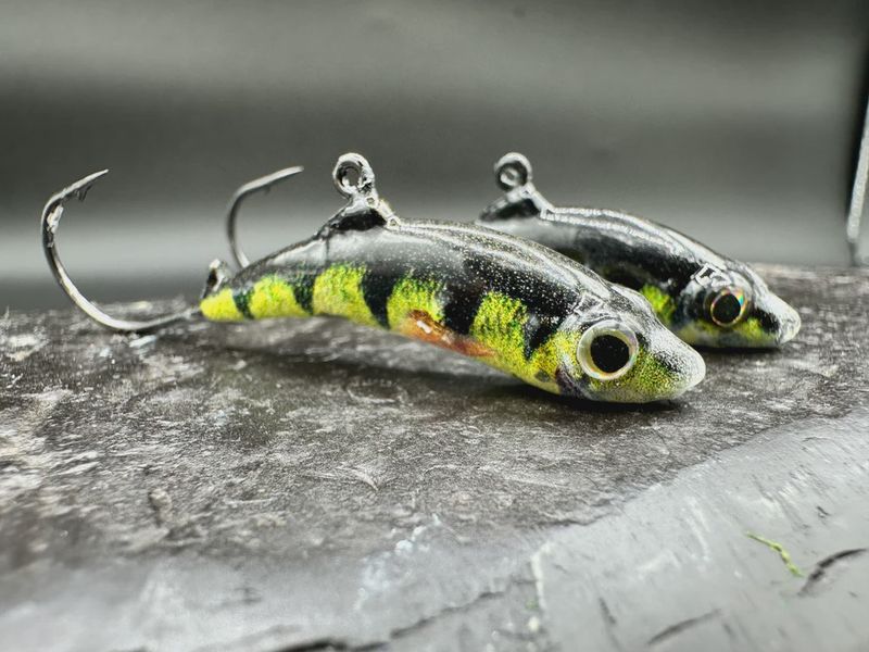 Meegs Original Jig Elite 3/8 oz Real Perch
