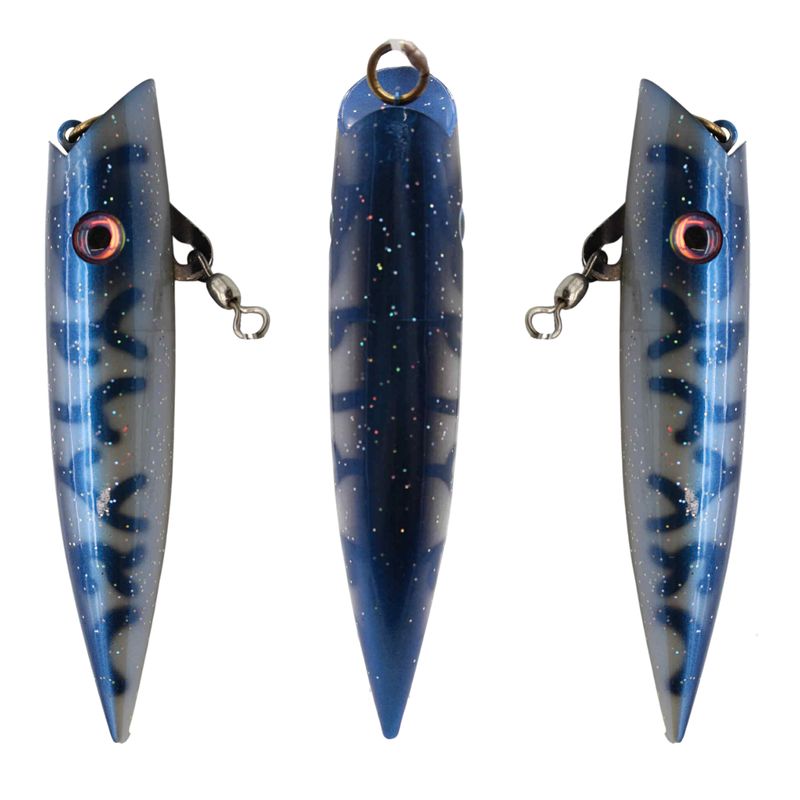 Silver Horde Ace Hi Plug 5" UV Blue Thunder Glow