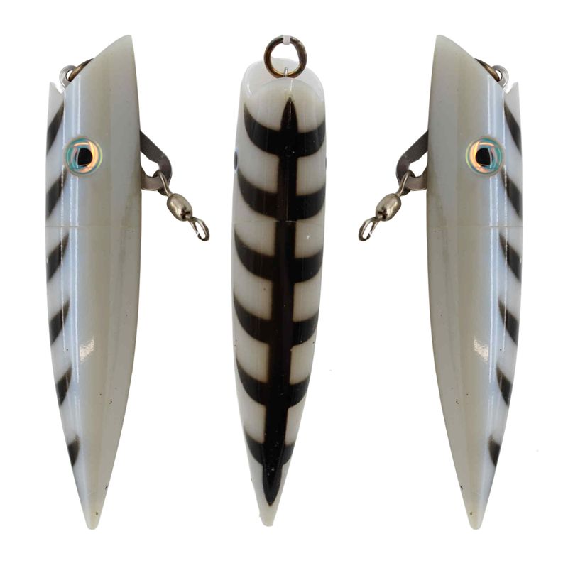 Silver Horde Ace Hi Plug 5" UV Ex-Blue Glow Black Ladder