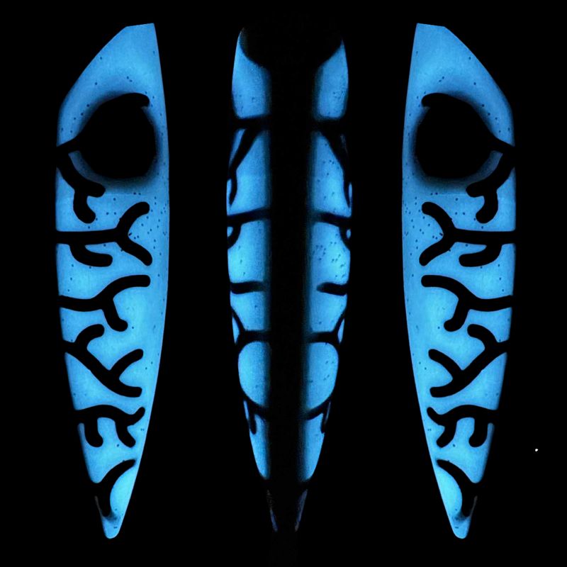 Silver Horde Plug 4" Blue Thunder Glow