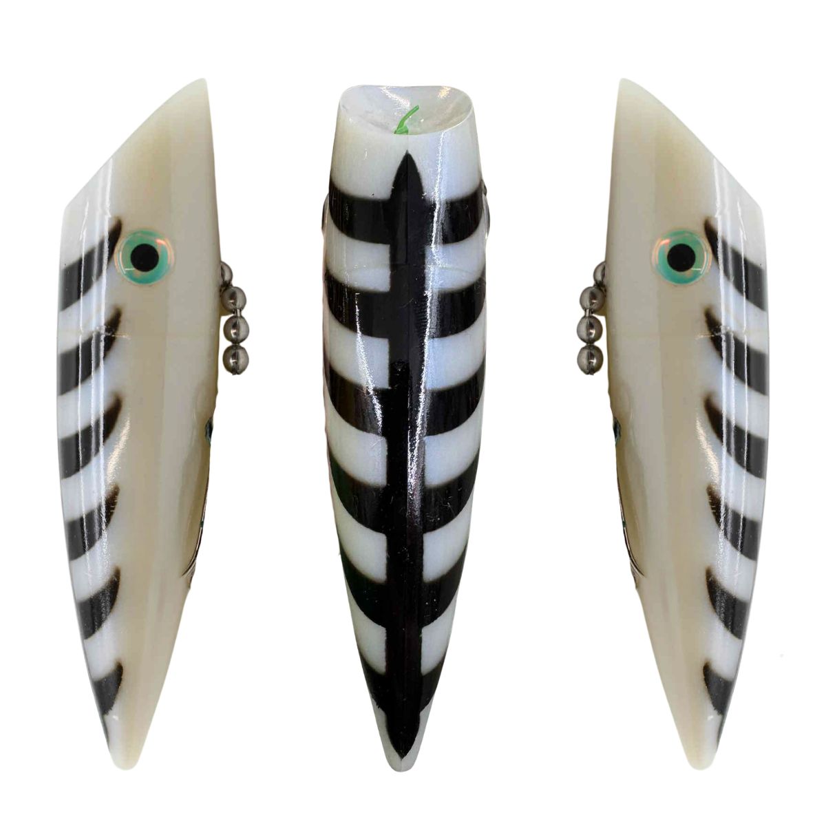 Silver Horde Plug 4" UV Ex-Blue Black Ladder