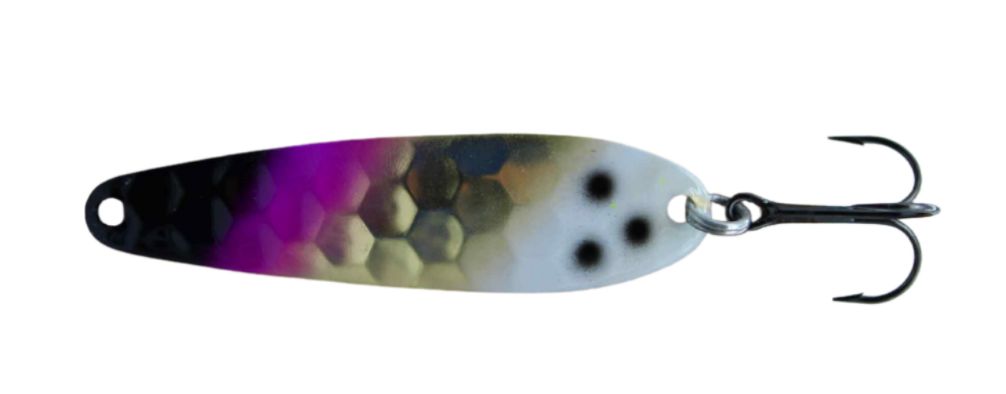 Northeast Troller BT Series Purple Dalmatian Hex Brass