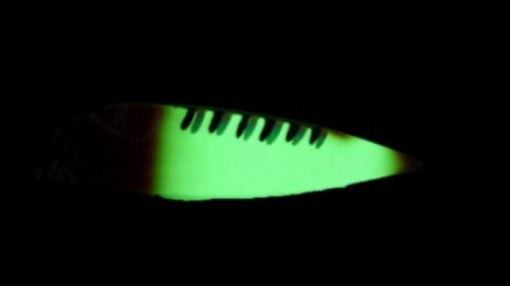 Northeast Troller Plug 4.25" Red Oscar Green Glow