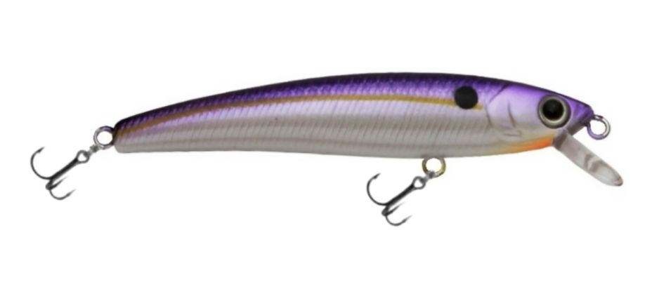 Challenger Micro Minnow Purple Chartreuse White Belly
