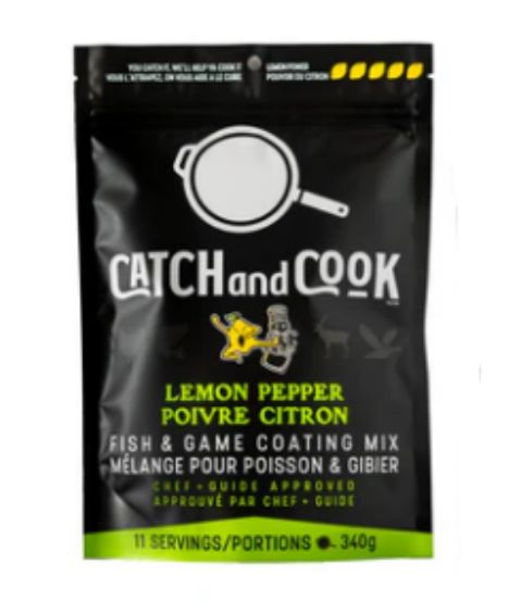 Catch &amp; Cook Fish and Game Coating Mix Lemon Pepper