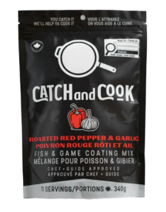 Catch &amp; Cook Fish and Game Coating Mix Roasted Red Pepper &amp; Garlic