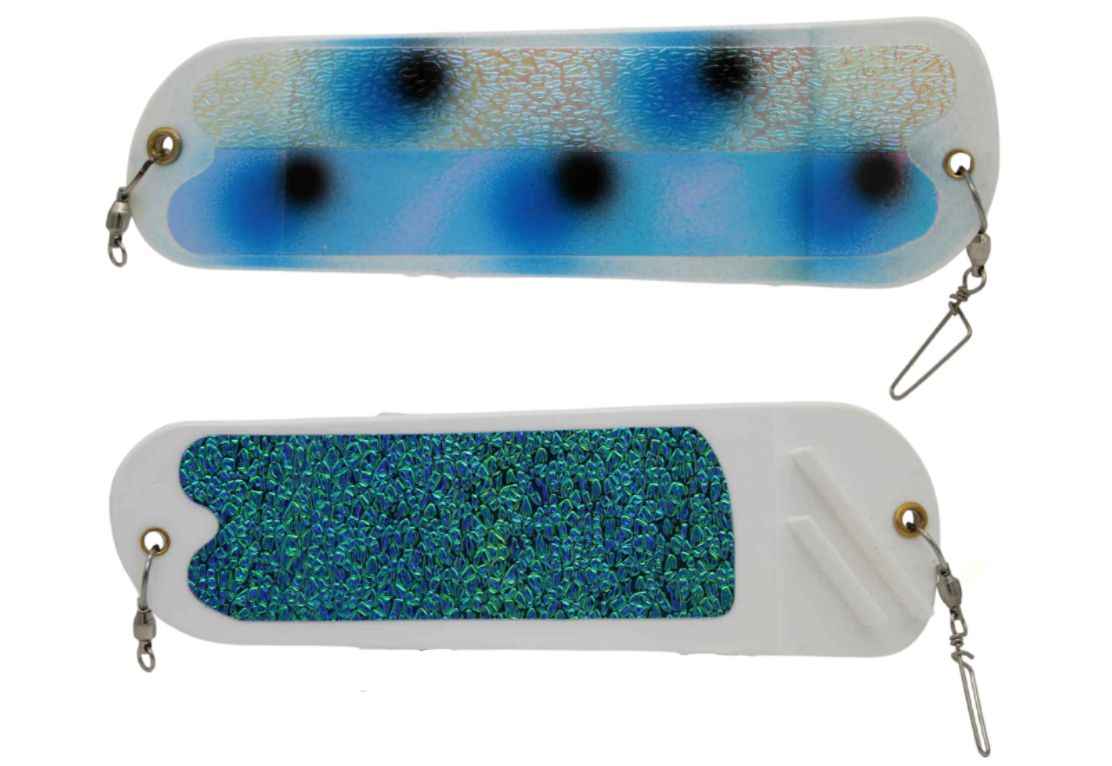 Screamin' Drags 8" Flasher White Blue Toad