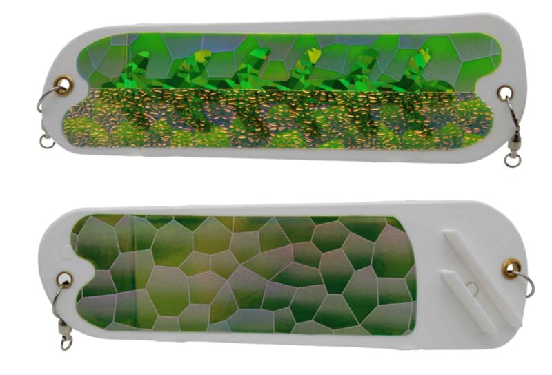 Screamin' Drags 8" Flasher White Toxic UV