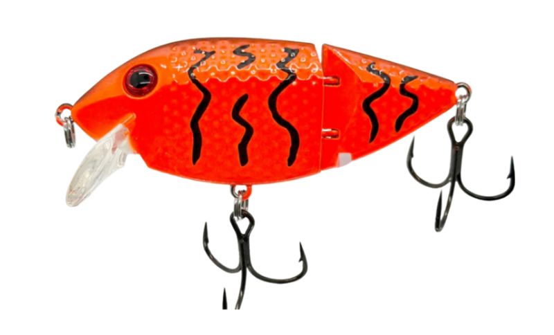 Gator Tackle Jointed Slim Fin Orange Tiger