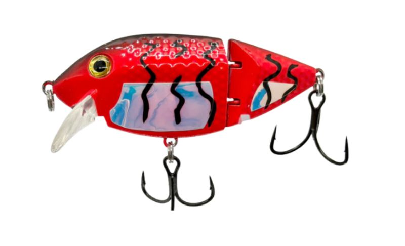 Gator Tackle Jointed Slim Fin Red Tiger UV