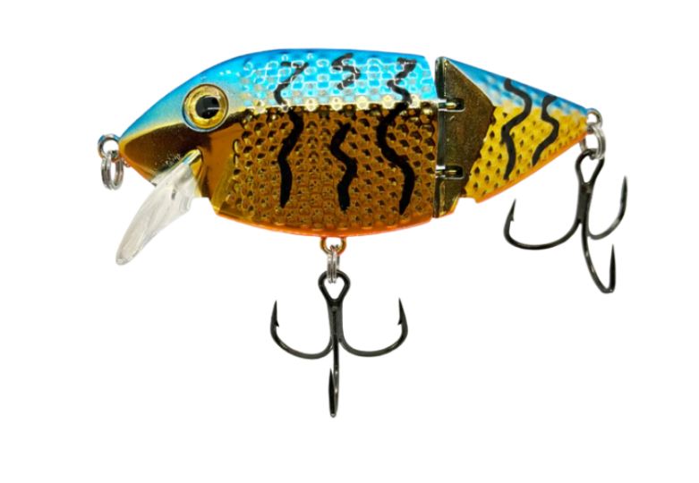 Gator Tackle Jointed Slim Fin Blue Gold Tiger
