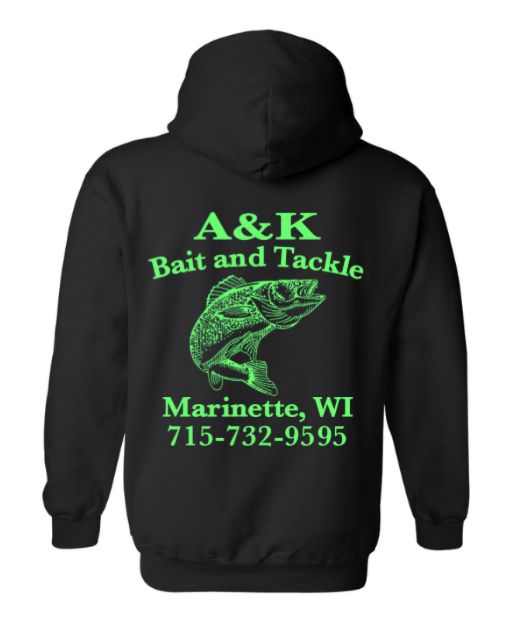 Black A&amp;K Hooded Sweatshirt